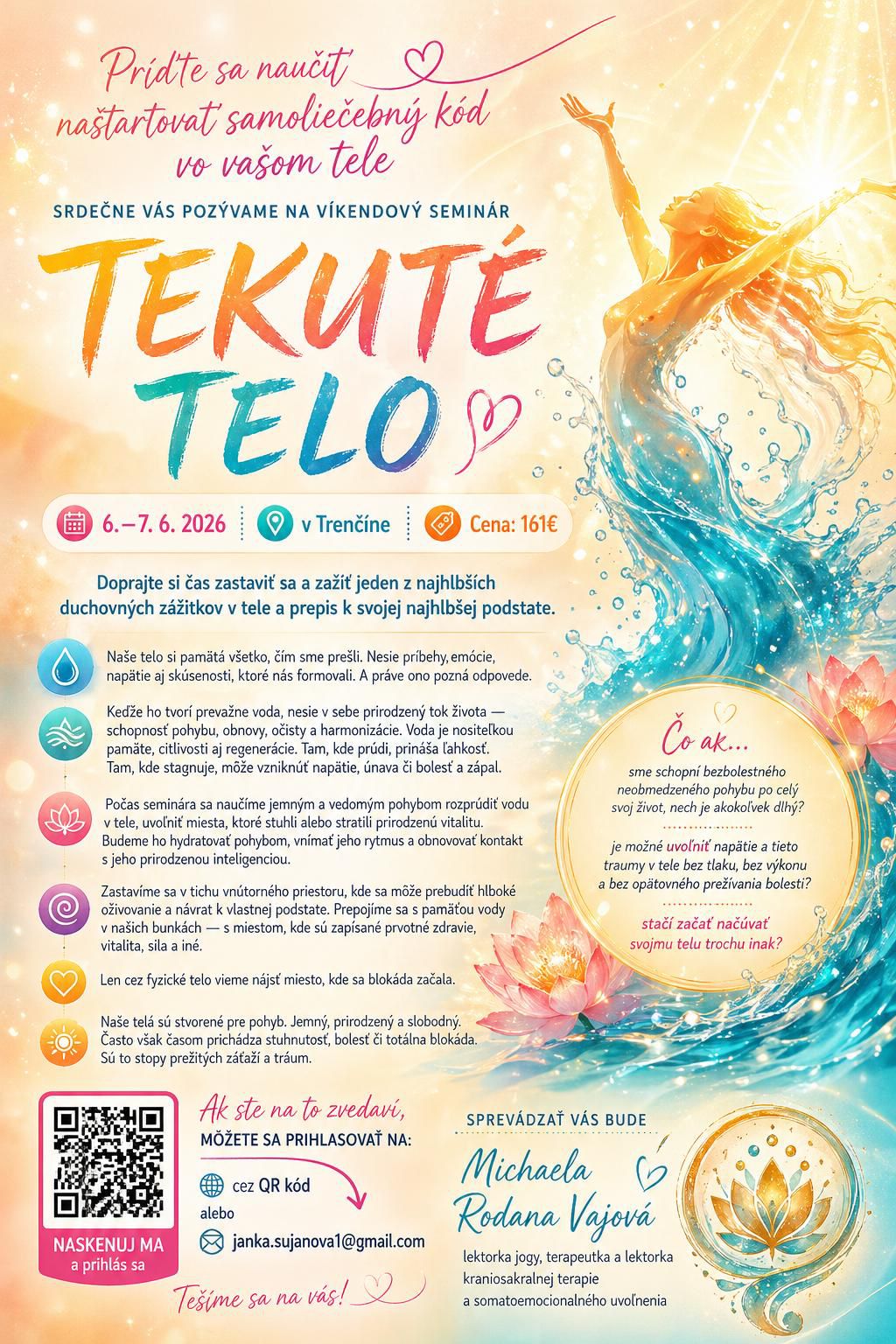 Tekuté telo – sebeláska a zdravie